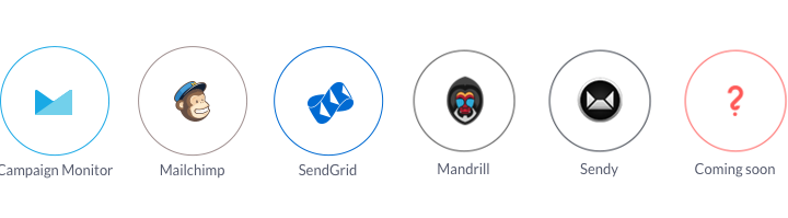 Email providers that used to be supported by Stamplia.