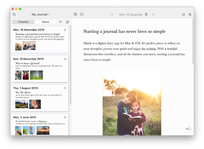 free journal app for mac